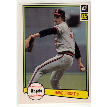 1982 Donruss baseball card 290 Dave Frost