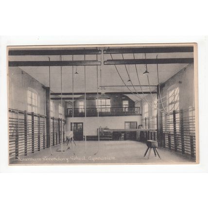 The Gymnasium Secondary School Fakenham Postcard Norfolk