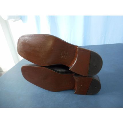 LAZZERI MANIFATTURE OXFORDS MENS DRESS SHOES 13 M BROWN LEATHER ITALY 5226