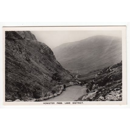 Honister Pass Lake District Postcard RP Cumbria Aero Pictorial 6595