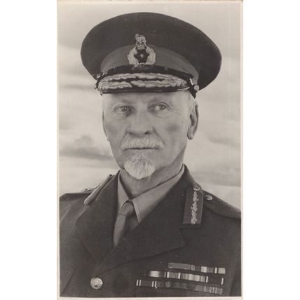 Preston Lancashire Sea Captain Military Real Photo Postcard
