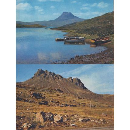 Stac Polly Boat Boats Harbour 2x Arthur Dixon Mint Postcard s