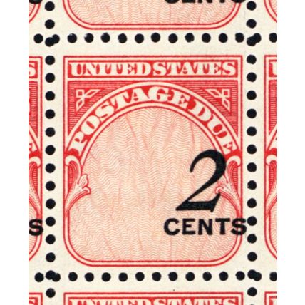 J90, MNH 2¢ Shifted Right Error In Full Sheet of 100 Stamps - Stuart Katz