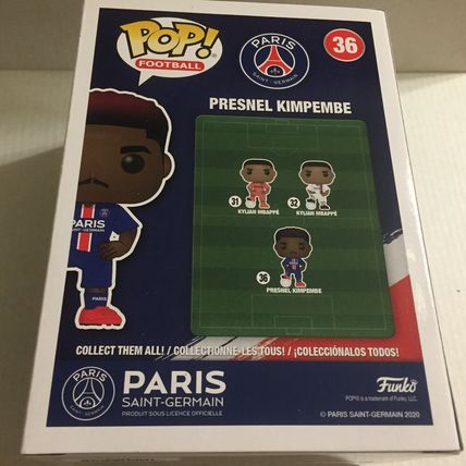 NEW Paris Saint-Germain Football Club Presnel Kimpembe Funko Pop Figure #36