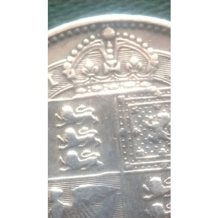 Queen Victoria 1887 Shilling .925 Sterling Silver Coin Collectable Coin