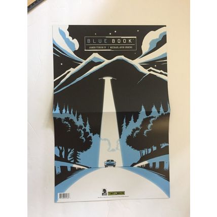 Dark Horse Christopher Chaos / Blue Book Folded Couble Sided 11'' x 17'' Poster