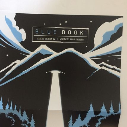 Dark Horse Christopher Chaos / Blue Book Folded Couble Sided 11'' x 17'' Poster