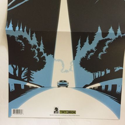 Dark Horse Christopher Chaos / Blue Book Folded Couble Sided 11'' x 17'' Poster