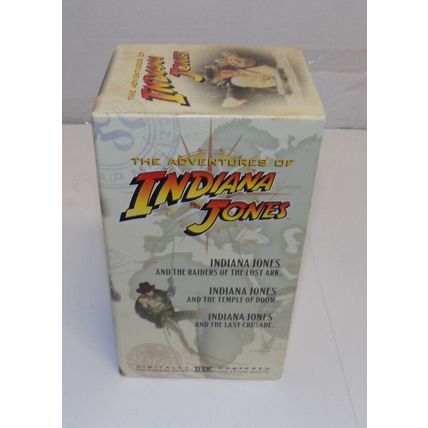 The Adventures Of Indiana Jones Trilogy 3 VHS Box Set 23-25