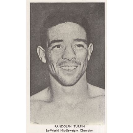 Randolph Turpin Middleweight Boxing Champion Postcard
