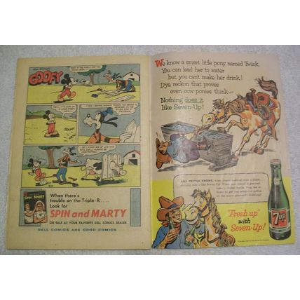Walt Disney Mickey Mouse Comic Book #54 Silver Age 1957 Dell