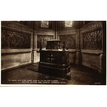 Edinburgh, Scottish National War Memorial, 0050, 4 x Vintage Postcards