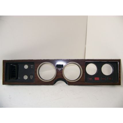 1976 CHRYSLER CORDOBA A/C INSTRUMENT CLUSTER SURROUND & LOWER DASH PLASTIC OEM