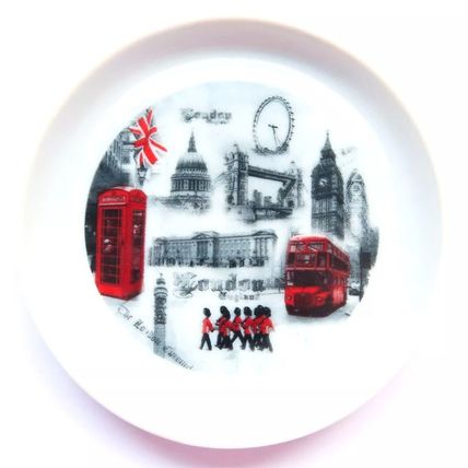 London Mug Fine China & Ceramic Coaster Set 9 CM Gift Tableware City Tourist