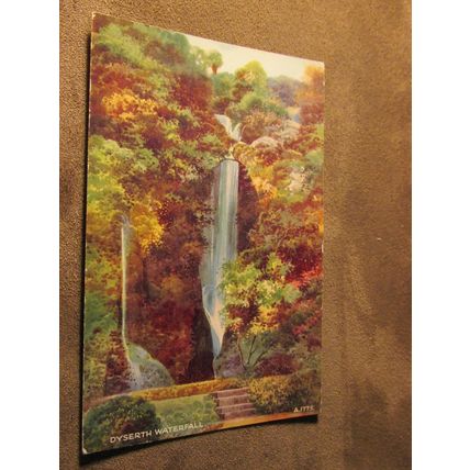 Valentines Art Postcard, Dyserth Waterfall North Wales- Artist E.W Trick / A1775