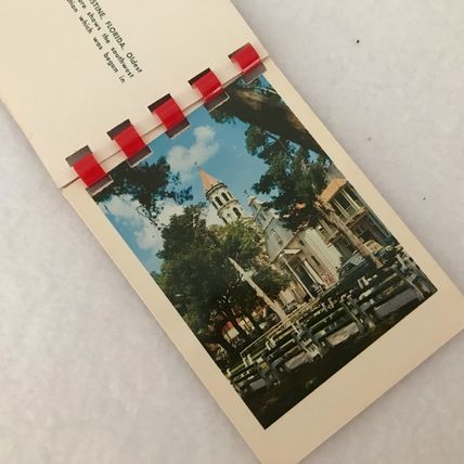 Vintage Mini Travel Photo Booklet St. Augustine Florida 1960
