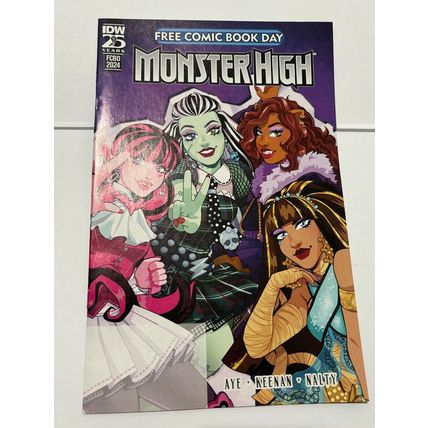 2024 IDW Comics Monster High Free Comic Book Day Book