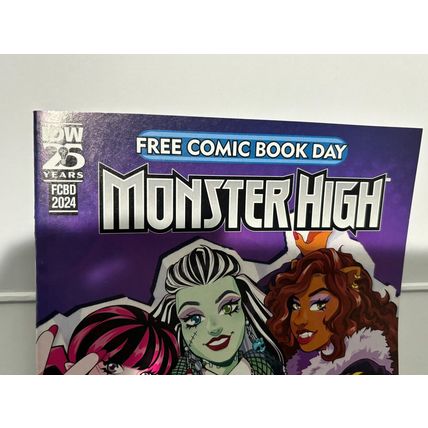 2024 IDW Comics Monster High Free Comic Book Day Book