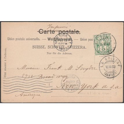 Vué Générale, Souvenir de Lausanne, 1903 - CPA
