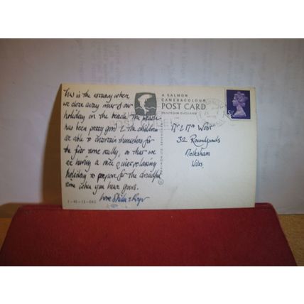ST GEORGE'S WELL, near PADSTOW, Cornwall used postcard by J. Salmon 1975 pm =