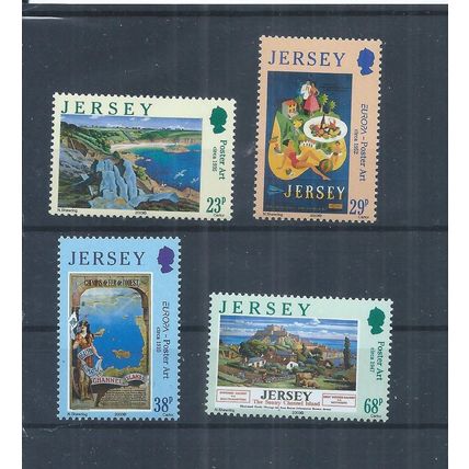 Jersey stamps. 2003 Europa - Poster Art MH SG 1082 - 1085 (AL380)