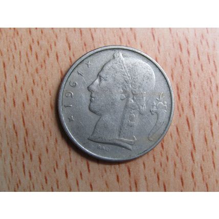 Belgium 1961 5 Frank Belgie (Dutch - Flemish Text) Coin