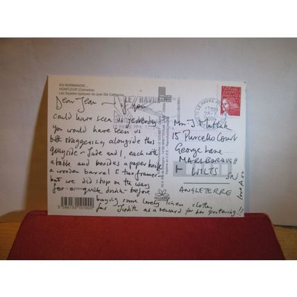HONFLEUR, CALVADOS, FRANCE used postcard 2004 pm =