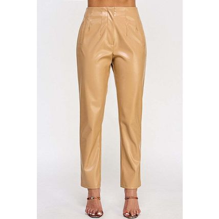 Faux Leather Pants