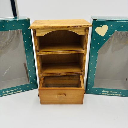 Country Treasure Dollhouse Furniture Wood Cabinet Item 7052 6.5” 1989 Miniature