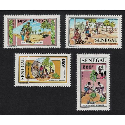 Senegal Reforestation by School children 4v 1992 MNH SG#1170-1173