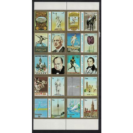 Fujeira Churchill De Gaulle Olympic Games 10v 1972 MNH MI#1040=1059