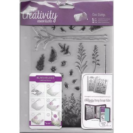 Docrafts. Forest Stamp Set. Stamping Cardmaking Scrapbooking Crafts