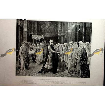 Emperor Theophilus Chooses Wife, Val C Prinsep, Book Illustration (Print), 1891