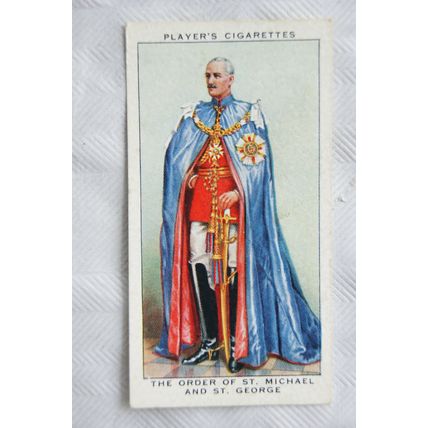 1937 Players Coronation Ceremonial Dress No. 26 Order St. Michael & St. George