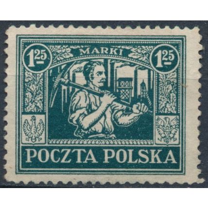Definitive: 1.25m - Upper Silesia 1922 - FH - MiNr 8