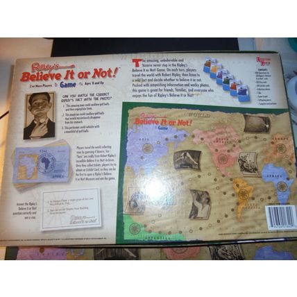 Ripley's Believe it or Not! Board Game, University Games, 2000!! $30.00 Shipped!