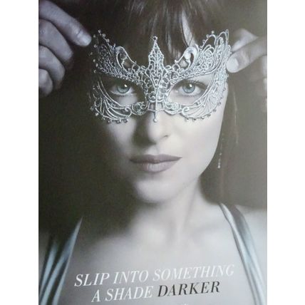 Fifty Shades Darker - Movie Poster with Jamie Doran and Dakota Johnson - Advance