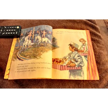 Old Vintage Little Golden Book Walt Disney's Toby Tyler (B) Second Edition 1960