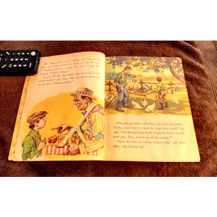 Old Vintage Little Golden Book Walt Disney's Toby Tyler (B) Second Edition 1960