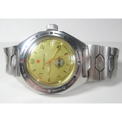 Vintage Soviet VOSTOK Aviator Komandirskie Watch Amphibian original wristwatch