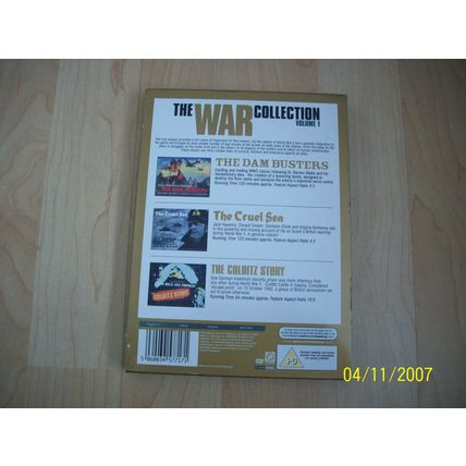 War Collection DVD The Dam Busters-The Cruel Sea-The Colditz Story-Box Set DVDs