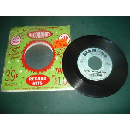 RONNIE DOVE 7" SINGLE - MY BABE/PUT MY MIND AT EASE