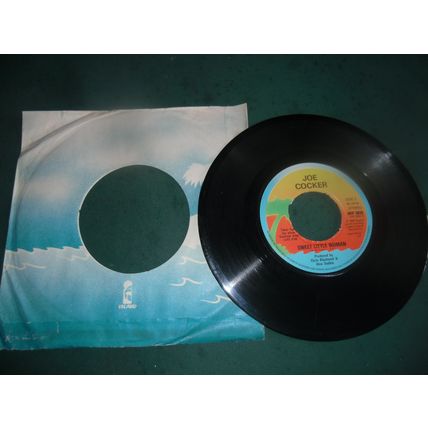 JOE COCKER & JENNIFER WARNES 7" SINGLE - UP WHERE WE BELONG/SWEET LITTLE WOMAN