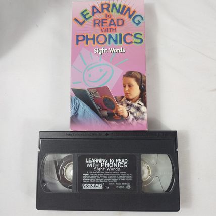 Learning to Read with Phonics Sight Words by Goodtimes - 1998 - VHS Tape - Used