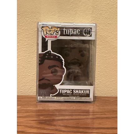 Funko Pop! Rocks - Tupac Shakur #446 Vinyl Figure (Box & Protector)