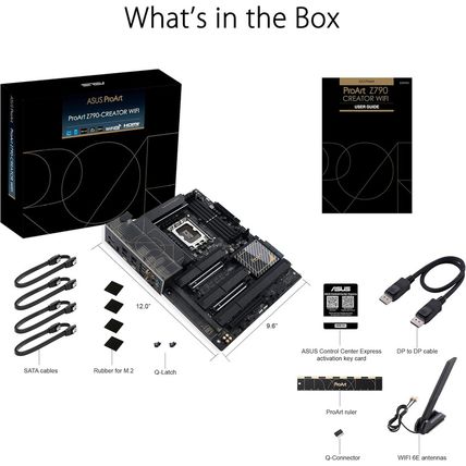 Sparepart: Asus Proart Z790-Creator Wifi Intel Z790 Lga 1700 ATX, W128281236 (In