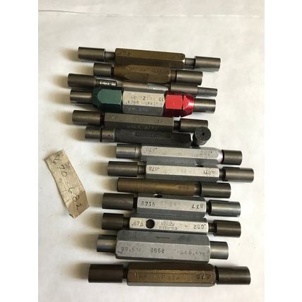 LOT THE PIPE MACHINERY GO NO GO PLUG GAGE .677,.6785,.6815,.679,.670,.682,ET