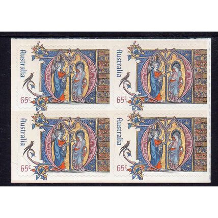 AUSTRALIA: CHRISTMAS 2024, BOOKLET PANE OF 4 SELF-ADHESIVE STAMPS. RELIGIOUS.