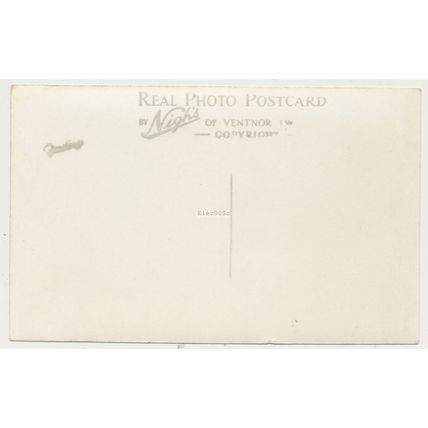 VENTNOR STEEPHILL CASTLE Flowers Brook Chain Radar mid 20th C. RPPC Nighs 5523 B