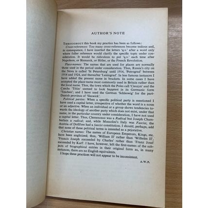 1965 "A DICTIONARY OF MODERN HISTORY 1789-1945" PENGUIN PAPERBACK BOOK (P3)